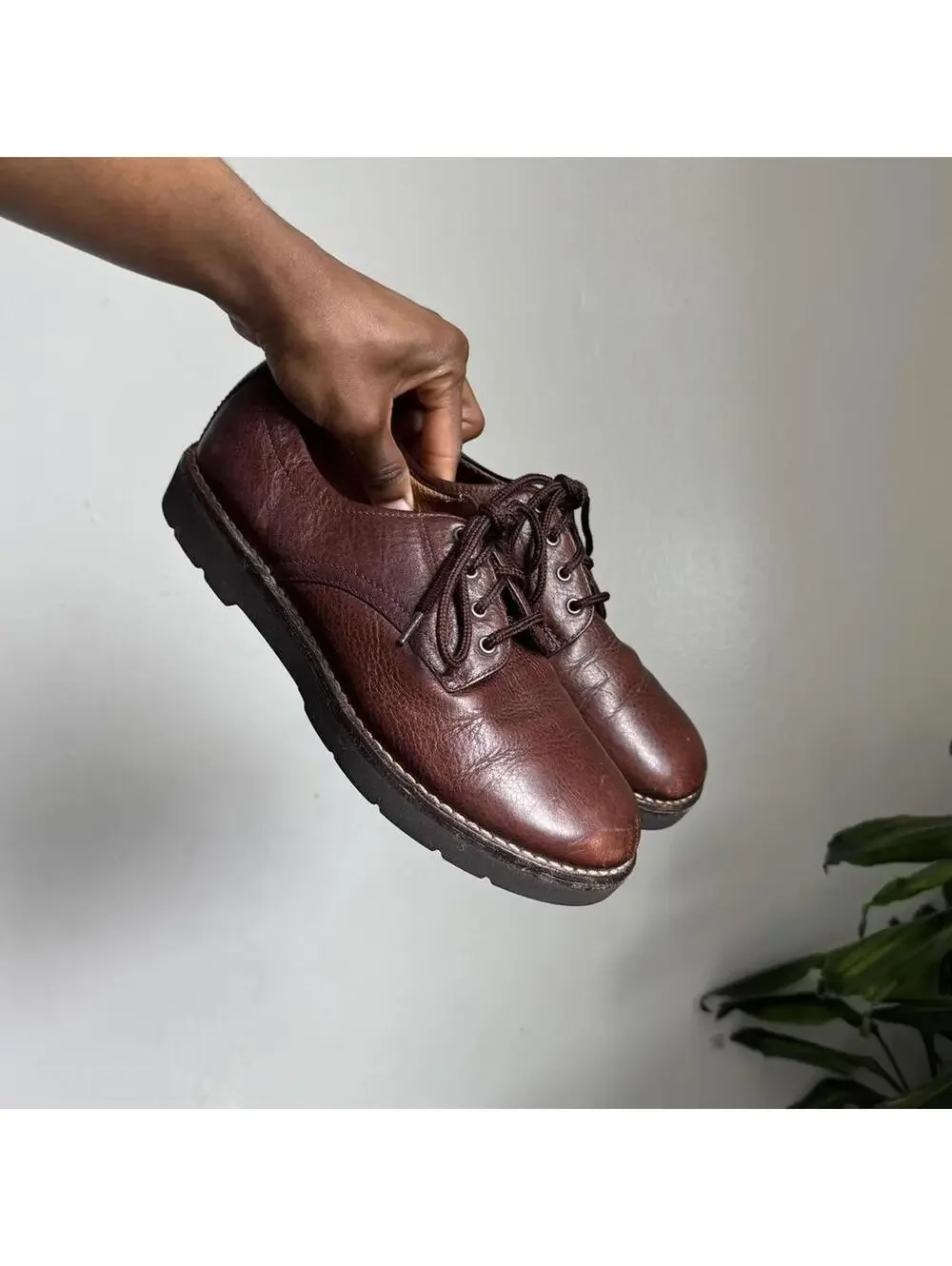 Vintage Y2K Naturalizer Chunky Leather Oxfords Men’s‎ size 8.5 women’s 9.5